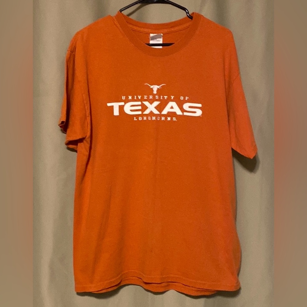 Texas Longhorns Gildan Activewear Ultra Cotton Heavyweight Tee Size L